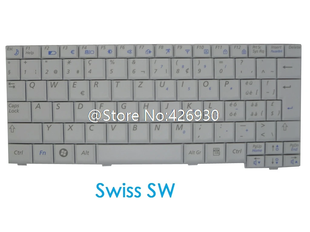 Клавиатура для ноутбука Samsung NC10 ND10 N140 N128 N130 N110 N108 N135 английская швейцарская SW