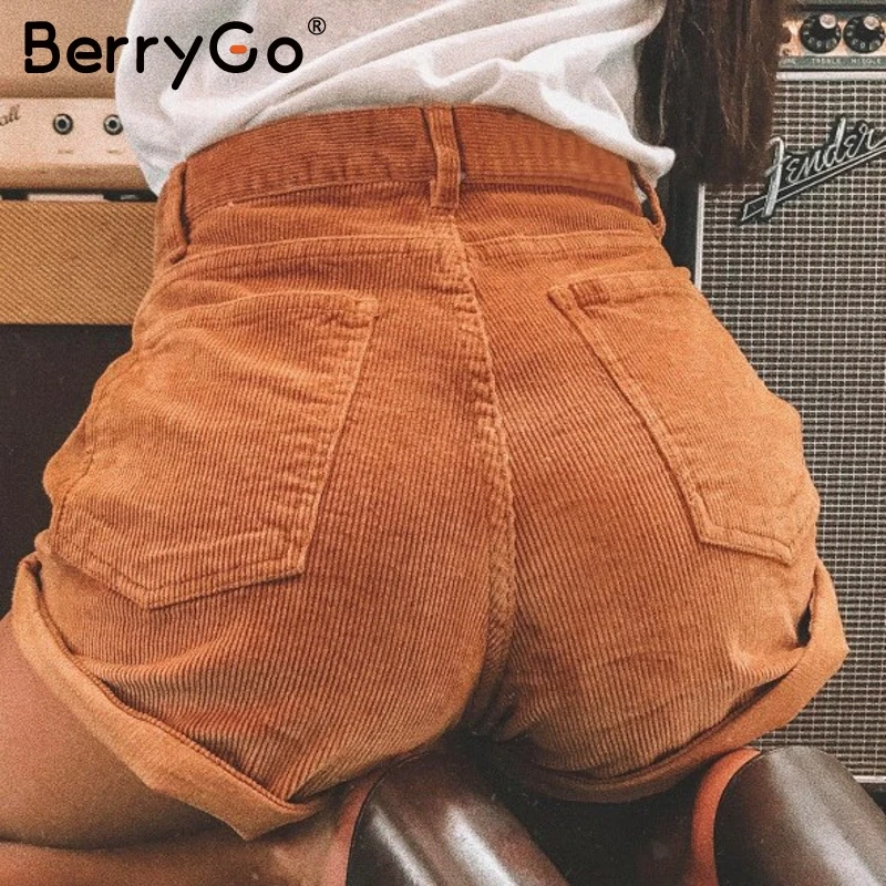 BerryGo сексуальная летняя с высокой талией женские шорты летние повседневные