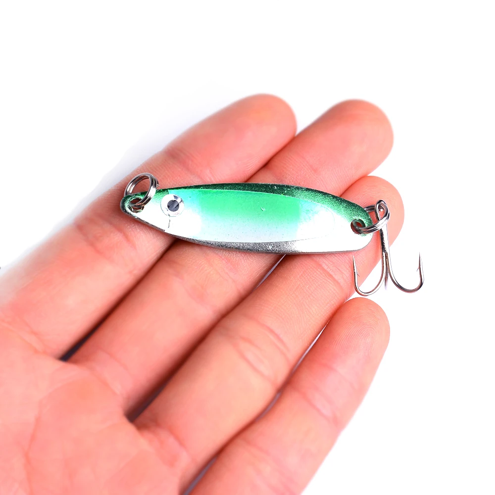 1 шт vivid вибрации ложка 5 см/6 г металла приманки vib пайетки бас наживки рыболовные