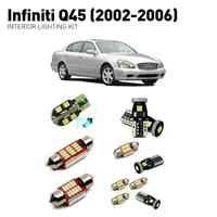 led interior lights for infiniti q45 2002 2006 16pc led lights for cars lighting kit automotive bulbs canbus
