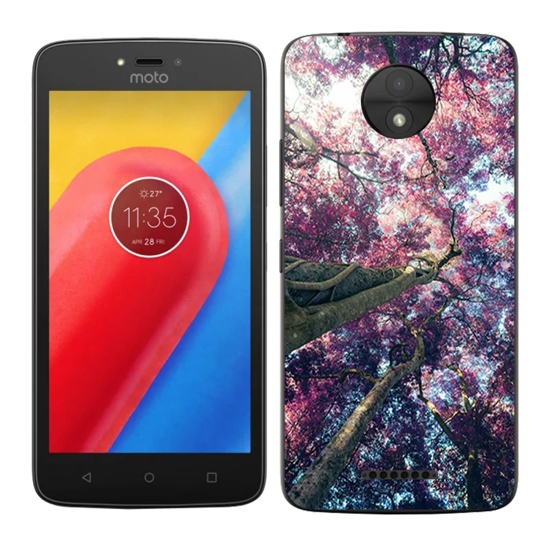 Чехол для Motorola Moto C чехол 5 0 дюйма ТПУ Силиконовый Модный окрашенный телефона XT1750