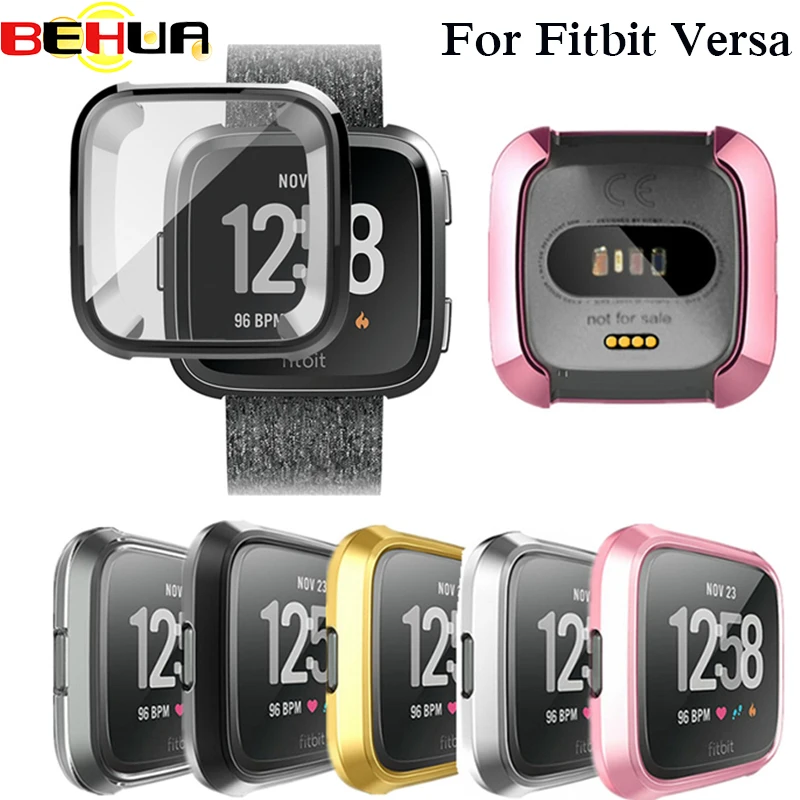 Новый ультратонкий мягкий чехол из ТПУ с покрытием для Fitbit Versa силиконовые чехлы