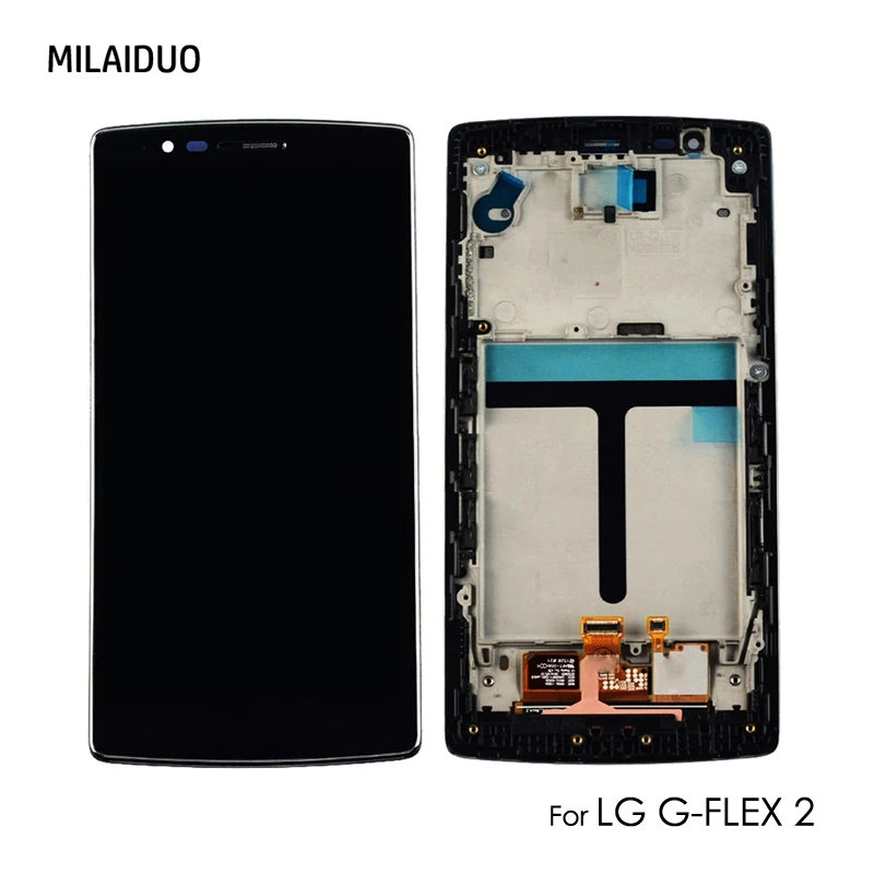 ЖК дисплей для LG G Flex 2 H950 H955 LS996 H955A LCD сенсорный экран дигитайзер полная сборка