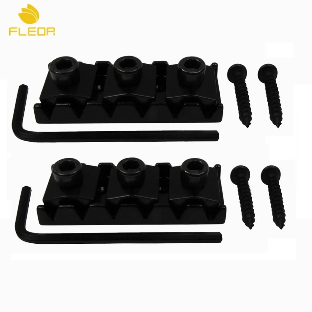 Металлическая гитарная Блокировка FLEOR 2 шт. брикет 42 мм мостовые Части гитары