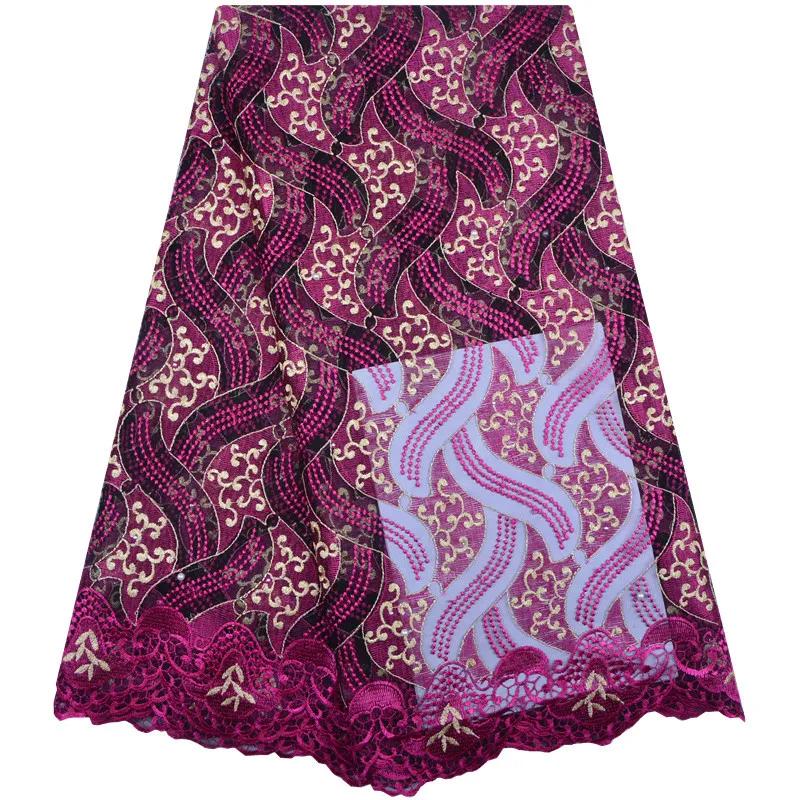 Новинка 2018 французские нигерийские кружева ткани высокого качества тюль