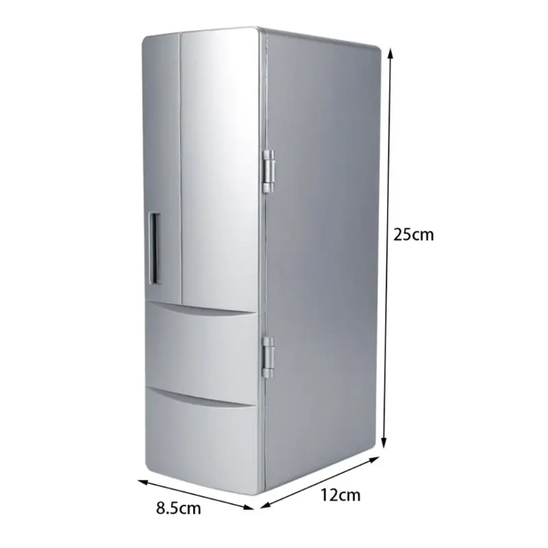 

Portable Mini Laptop Fridge PC Refrigerator Beverage Drink Medicine Cold & Warm Box Beer Cooler