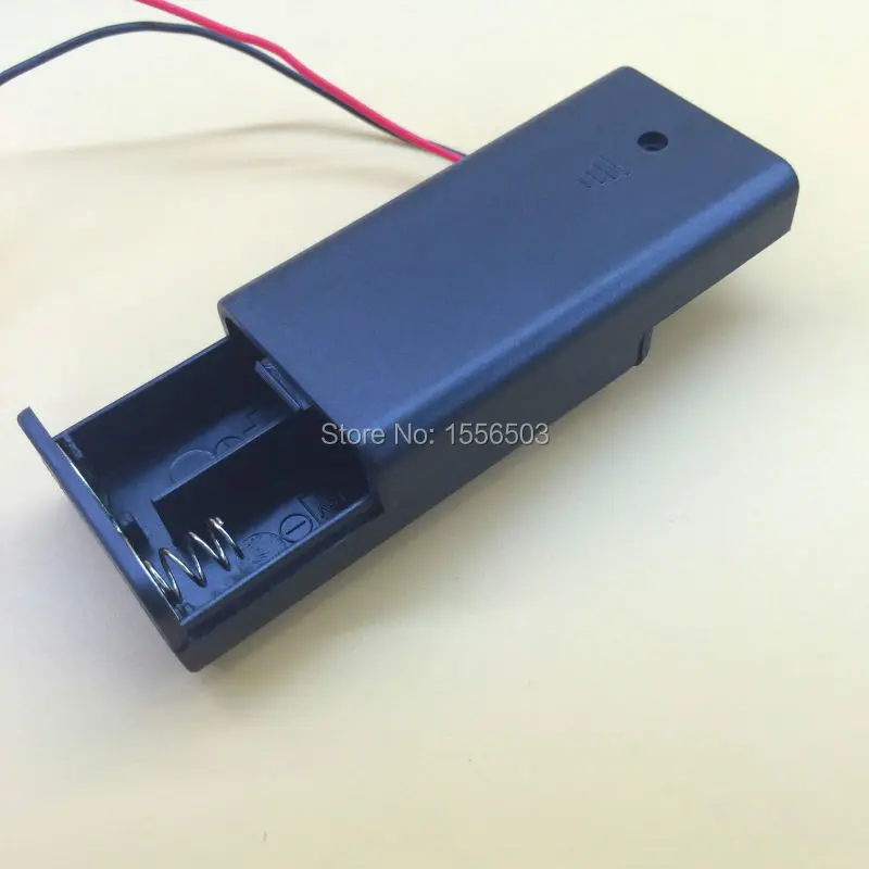 50 шт. оптовая продажа батарейный блок для 2 держатель батареи AA 2X1.5V 3В колпачок