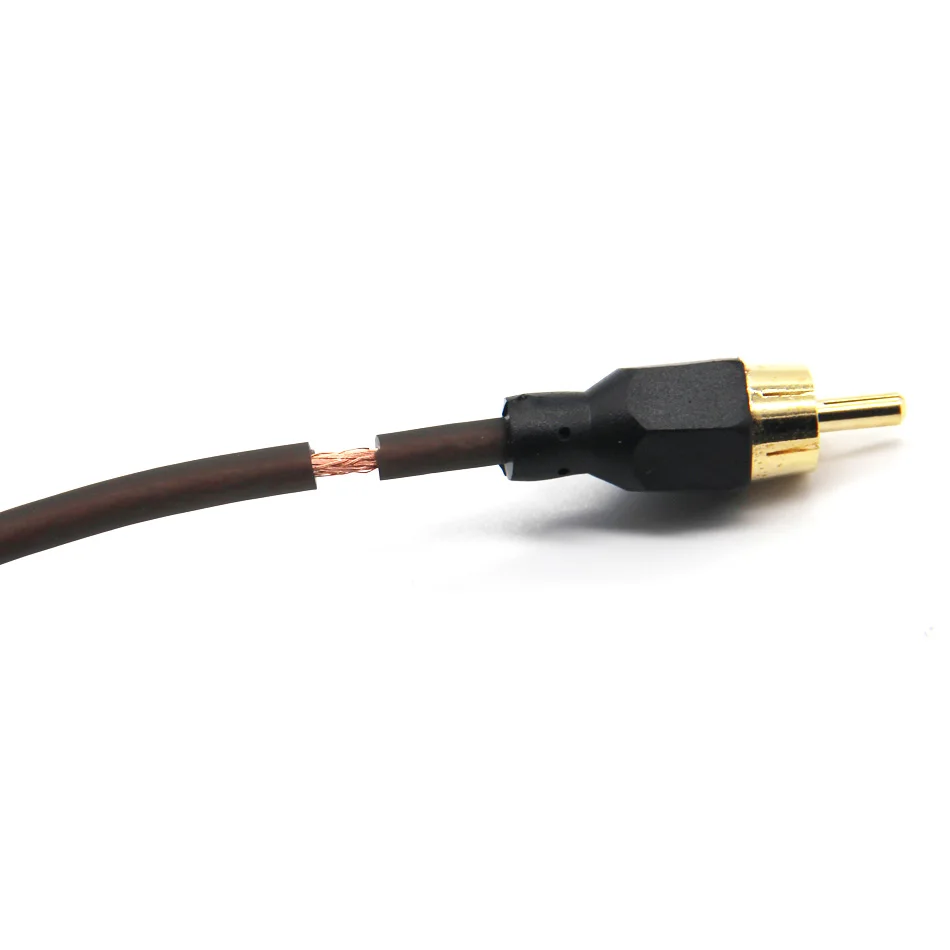 Аудиокабель PUZU 2RCA к штекер позолоченный аудиокабель RCA 1 м 2 3 5 для домашнего