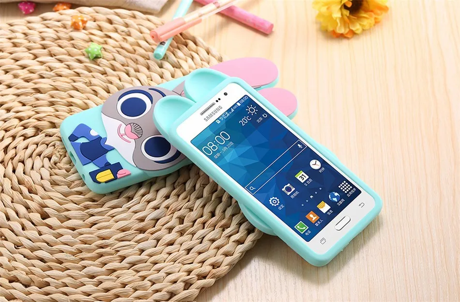 3D Милые Джуди зверополис Кролик силиконовый чехол Обложка для Samsung Galaxy 2015