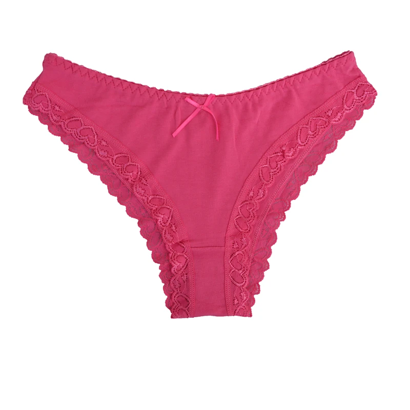 FUNCILAC женские трусики нижнее белье хлопковые милые кружевные трусы для женщин (5