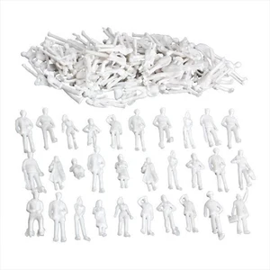 100 шт., фигурки 1: 75, масштабируемые модели, поезд, здание, люди для макет