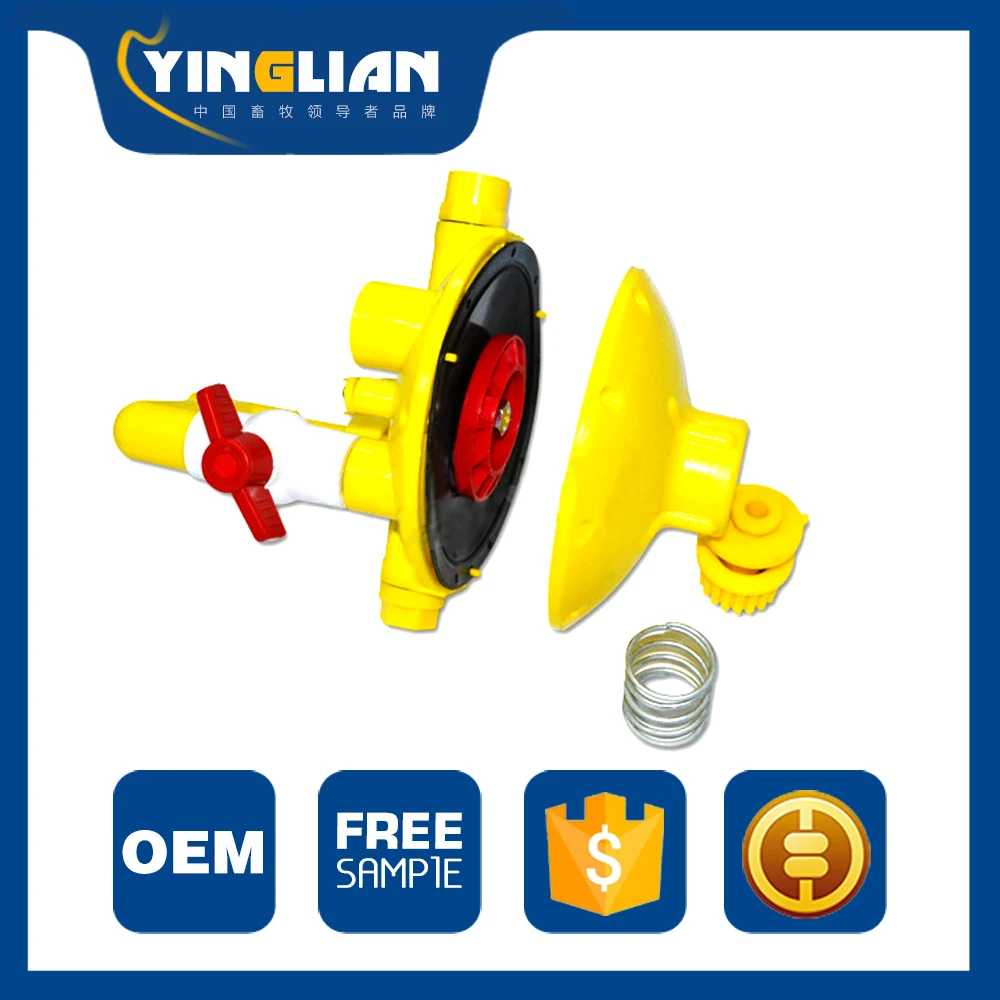 Регулятор давления воды для птицы соска перепелов с капельницей hv3n комплект