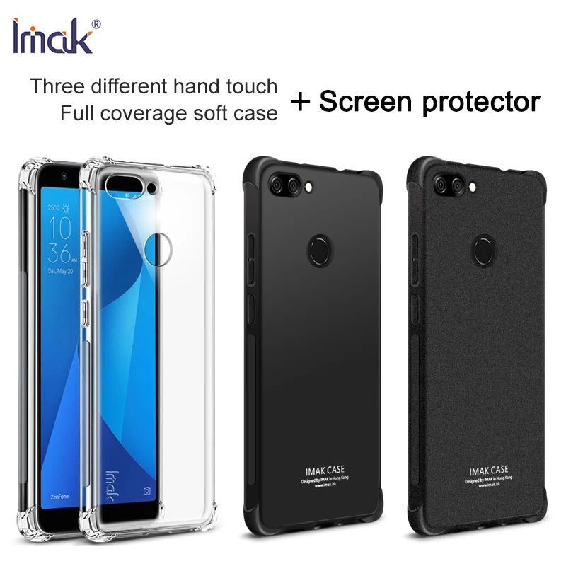 Imak Чехол для Asus Zenfone Max плюс M1 крышка anti-падая водителя Защитная крышка для Asus Zenfone Max плюс m1 ZB570TL X018D