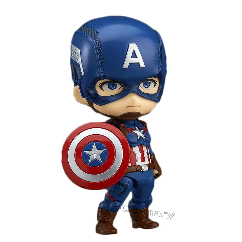 618 Капитан Америка Marvel Nendoroid Милая экшен фигурка игрушки Аниме|Игровые фигурки и