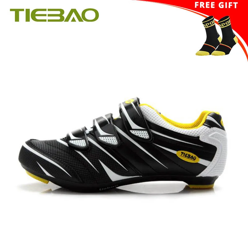 

TIEBAO Black Cycling Shoes Road Sapatilha Ciclismo Bicicleta Bicycle Shoes Zapatillas Deportivas Mujer Self-locking Sneakers