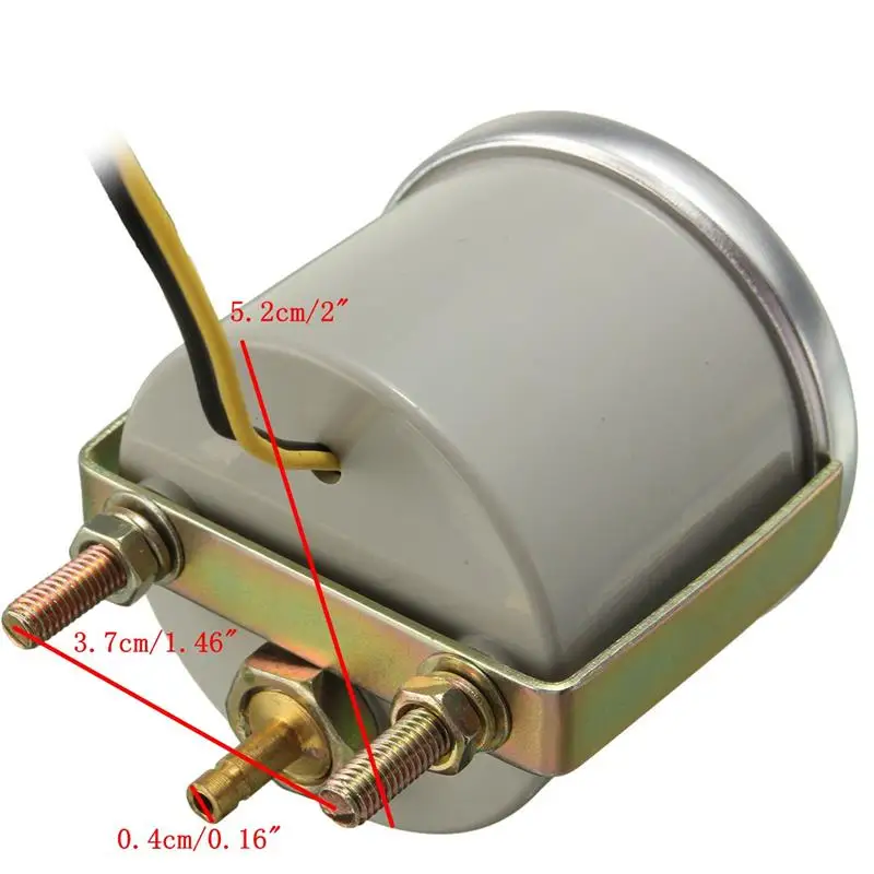 DRAGON GAUGE 52 мм 35 PSI турбонаддув механический дымовой объектив Белый светодиодный|lens
