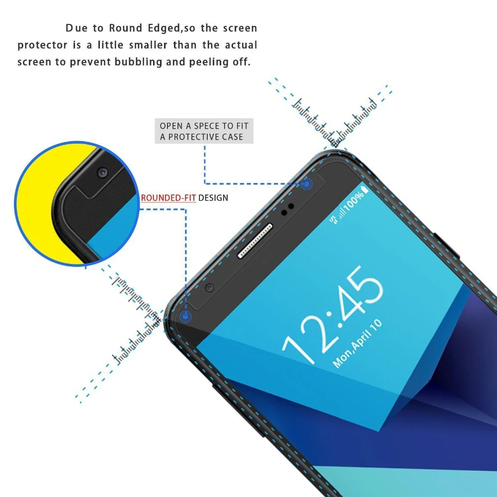MAIJIEKE протектор экрана 2.5D 9h пленка для huawei Коврики 20X закаленное Стекло 20x HD