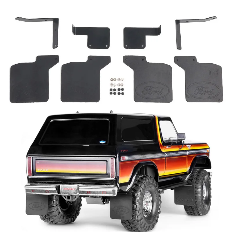 TRX4 Брызговики для передних и задних крыльев резиновые 1/10 RC гусеничных