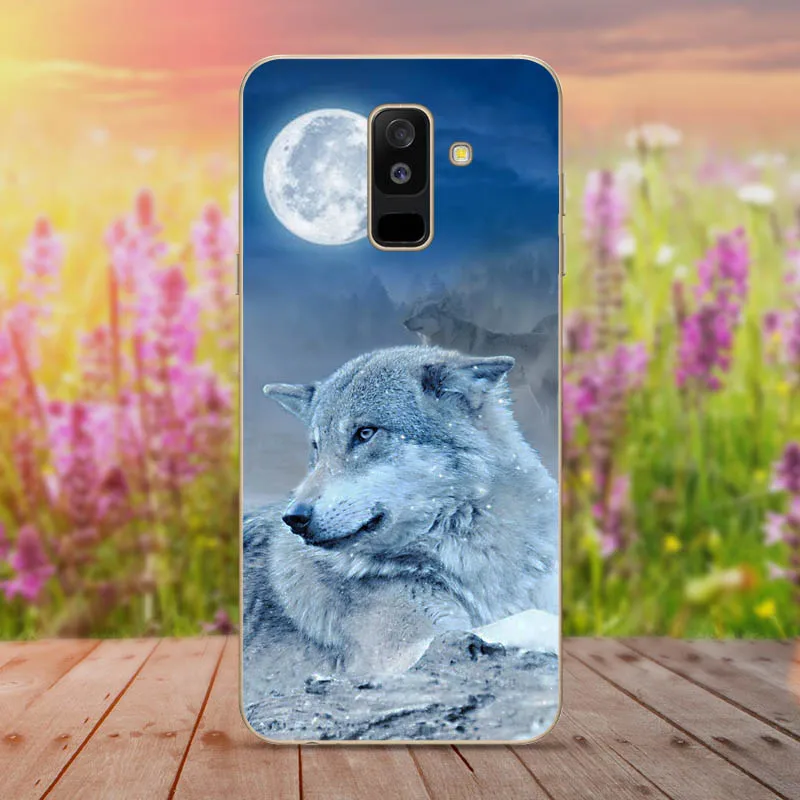 Чехол из термопластичного полиуретана для samsung Galaxy A6 плюс 2018 Мягкий силиконовый