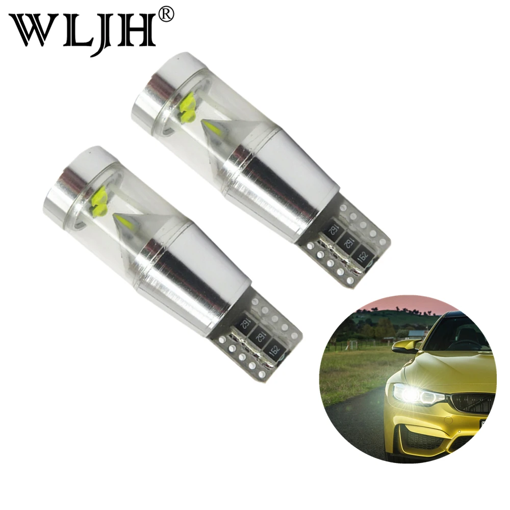 WLJH 2 шт. Canbus T10 168 194 W5W светодиодный Автомобильный СВЕТОДИОДНЫЕ парковочные фонари интерьерные лампочки для Skoda Octavia 2 A5 A7 Yeti Fabia Rapid Superb