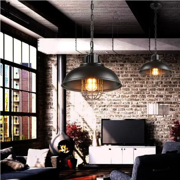 Подвесной светильник в стиле ретро люстра индастриал керосиновая лампа лофт