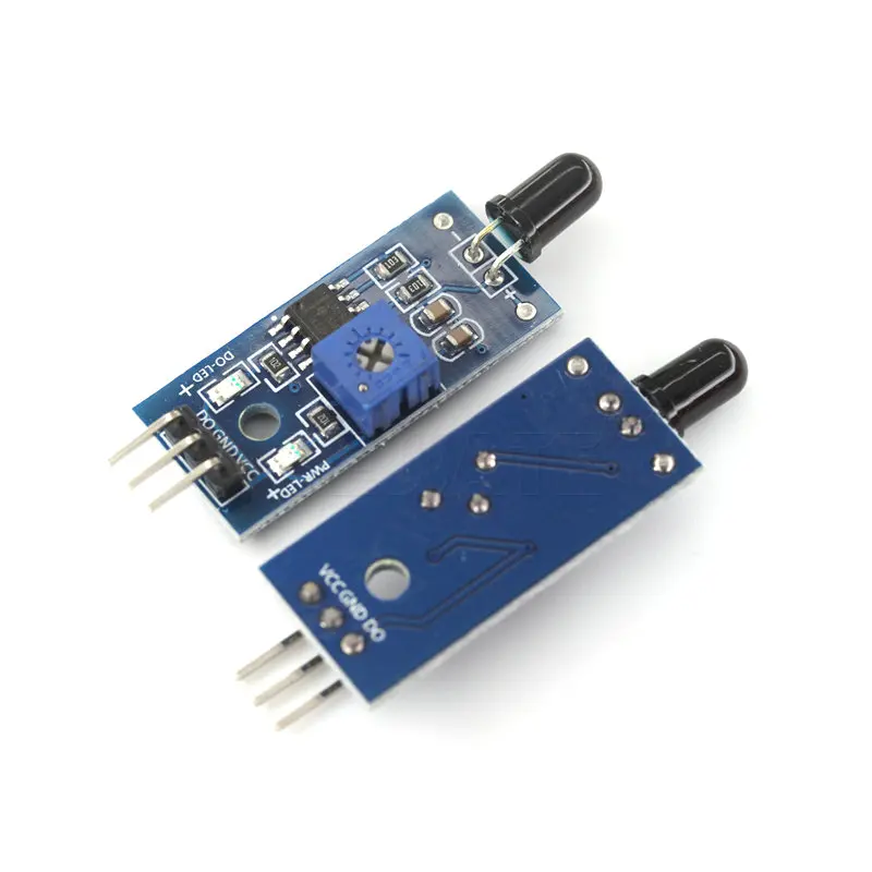 LM393 ИК модуль датчика обнаружения пламени пожарный Детектор инфракрасный