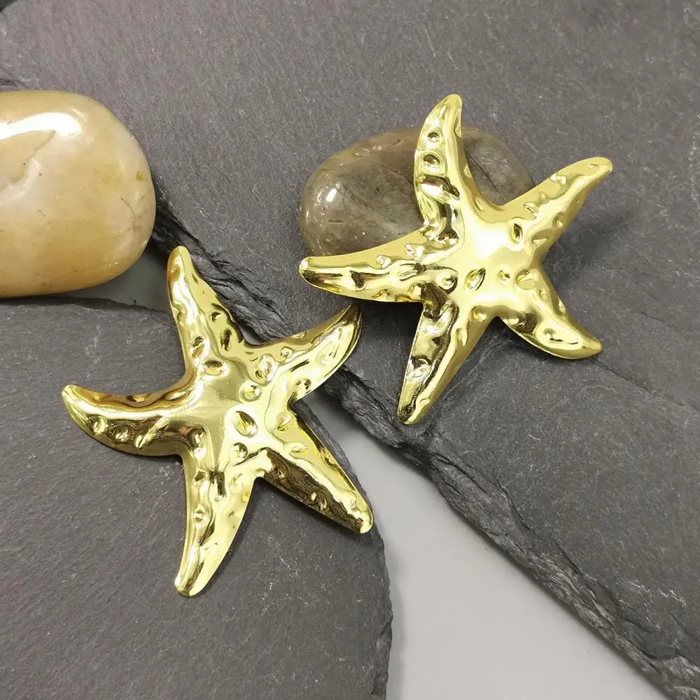 Женские серьги гвоздики MANILAI из сплава морской звезды модные массивные Серьги