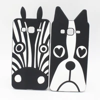3d cute cartoon zebra dog soft silicone fundas for samsung galaxy s8 plus j7 j5 a3 a5 a7 2016 2017 animals phone case s6 edge