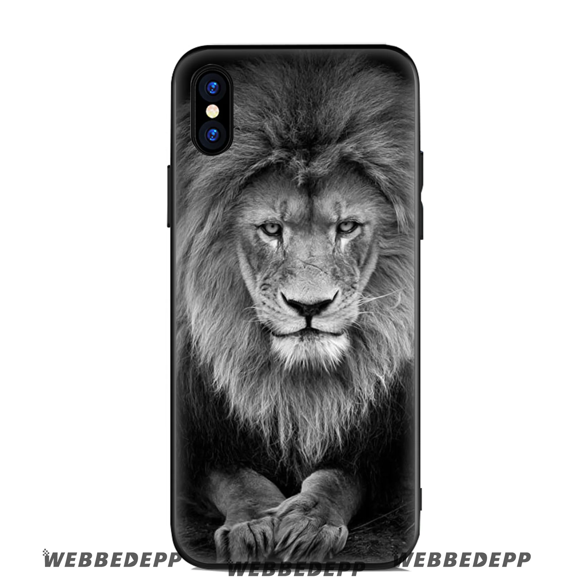 1 Мягкий силиконовый чехол WEBBEDEPP Lion Alpha Male Cub для Apple iPhone 11 Pro Xr Xs Max X или 10 8 7 6 6S Plus 5 5S SE из ТПУ - Цвет: 1