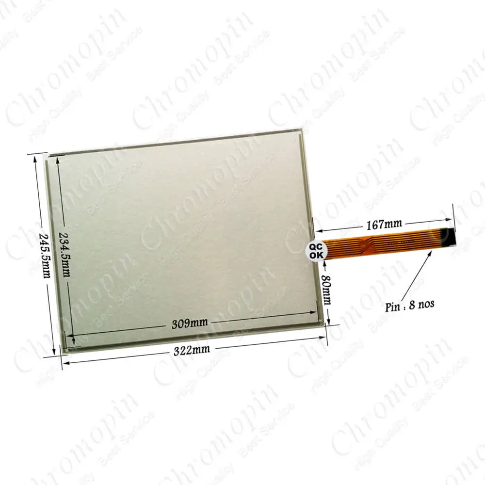 Панель сенсорного экрана для панель AB View Plus 1500 2711P-T15C15B1 2711P-T15C6D6 2711P-T15C6D2 2711P-T15C6D7 с