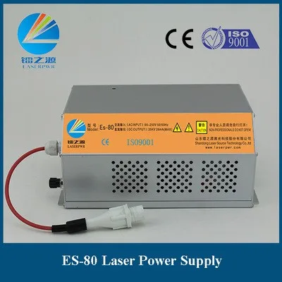 

80w ES80 co2 laser power supply for laser cutting machine