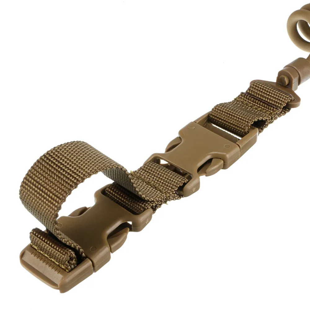 

Black Tactical Two Point Rifle Sling Adjustable Bungee Tactical Airsoft Gun Strap System Paintball Gun Sling for Airsoft Hunting