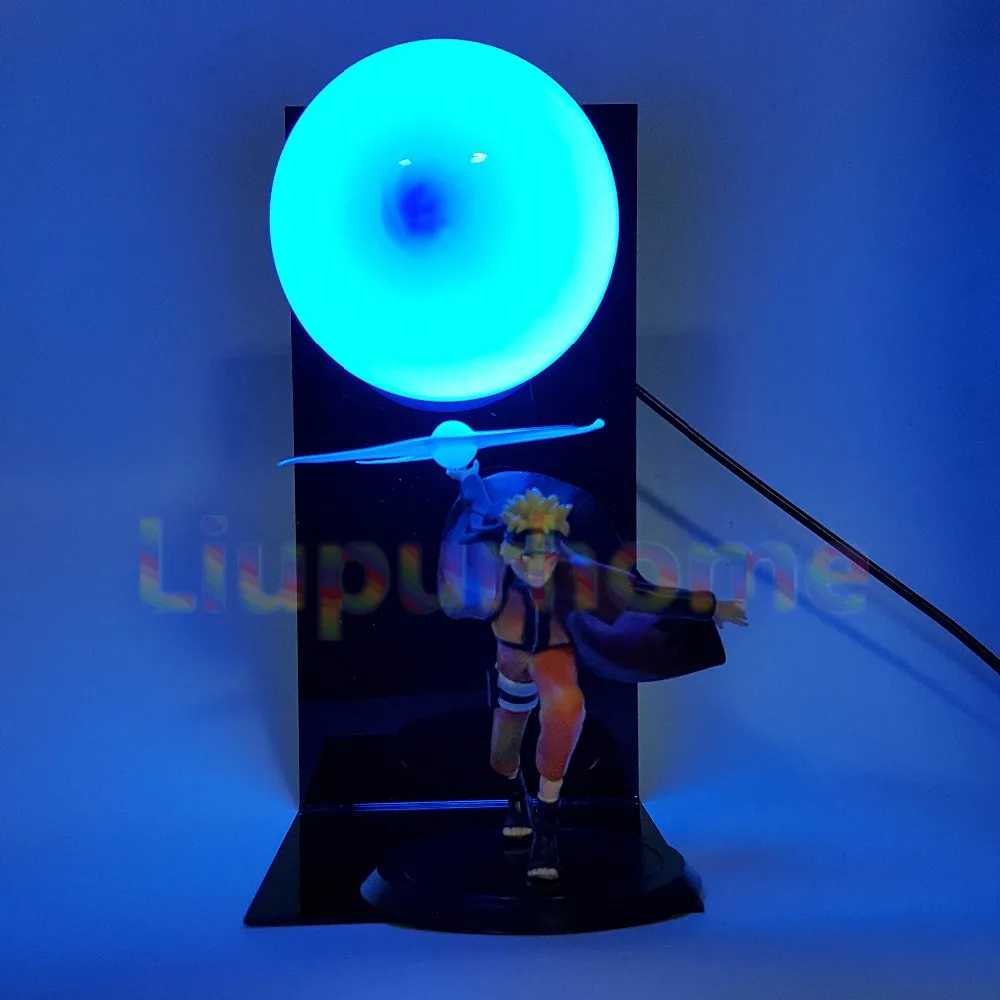 Героя аниме «Наруто Rasengan DIY светодиодный светильник Узумаки Наруто светодиодный Ночной светильник с светодиодные лампы для Рождественский подарок аниме Наруто игрушки