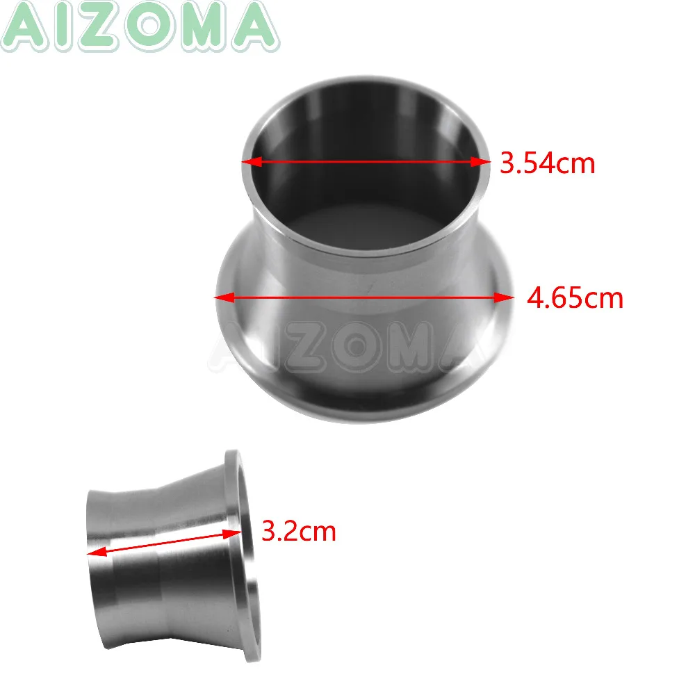 1-3/4&quot Exhaust Cone Drag Pipe Power Cones Motorcycle Anti-Reversion Torque Adapter For Harley 1986-2016 | Автомобили и