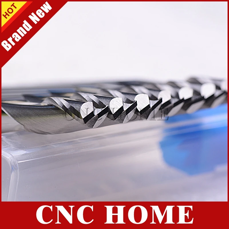 Спиральные фрезерные инструменты с 2 канавками твердосплавные концевые фрезы
