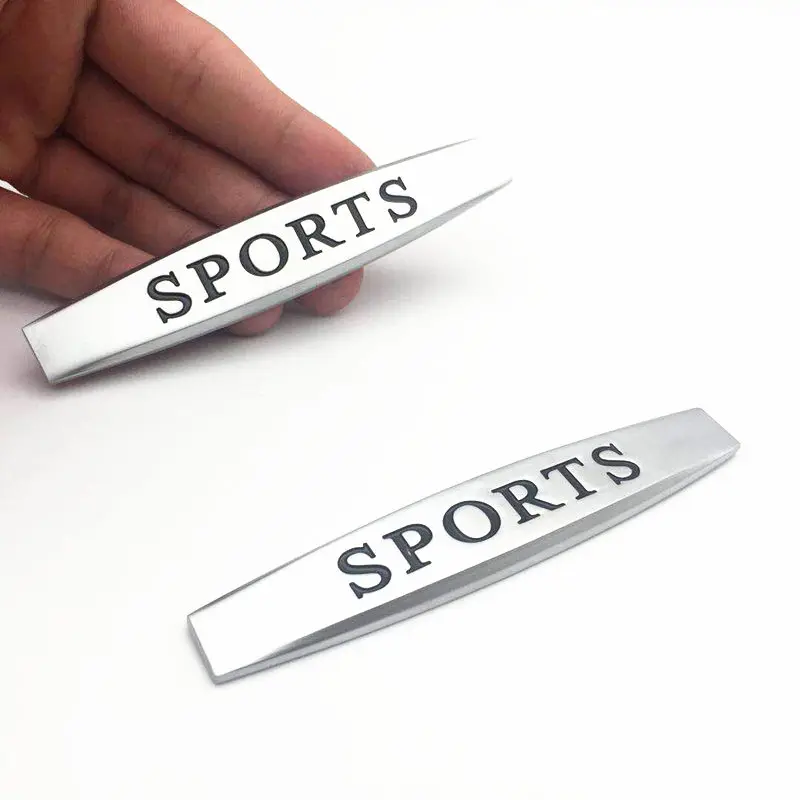 Металлическая Спортивная Эмблема для универсалов 2 шт. пара клеевых наклеек на