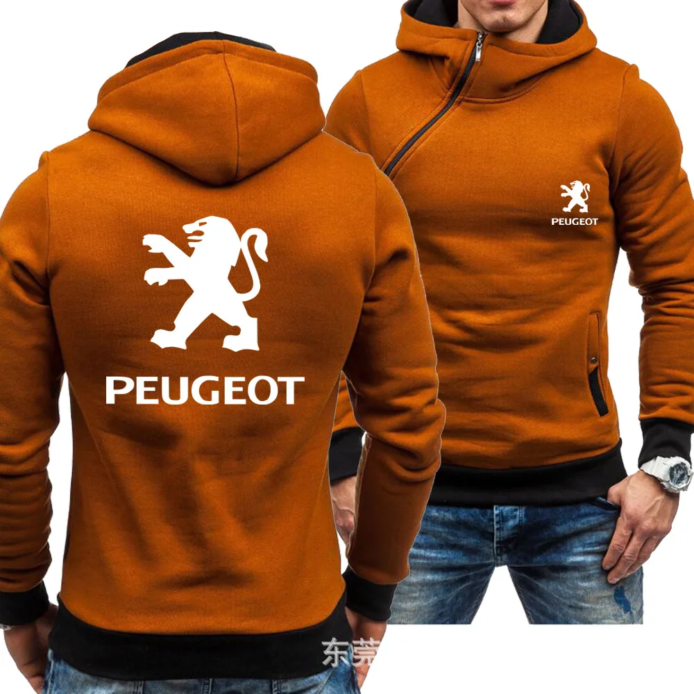 Логотип peugeot толстовки зимняя мужская куртка пуловер Мужское пальто