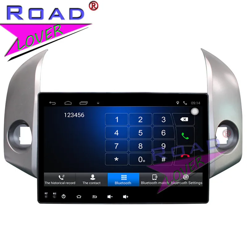 TOPNAVI Android 6.0 2G+32GB 10.1&quot Car PC Head Unit Auto Audio For Toyota RAV4 2009-2012 Stereo GPS Navigation Player NO DVD MP3 |