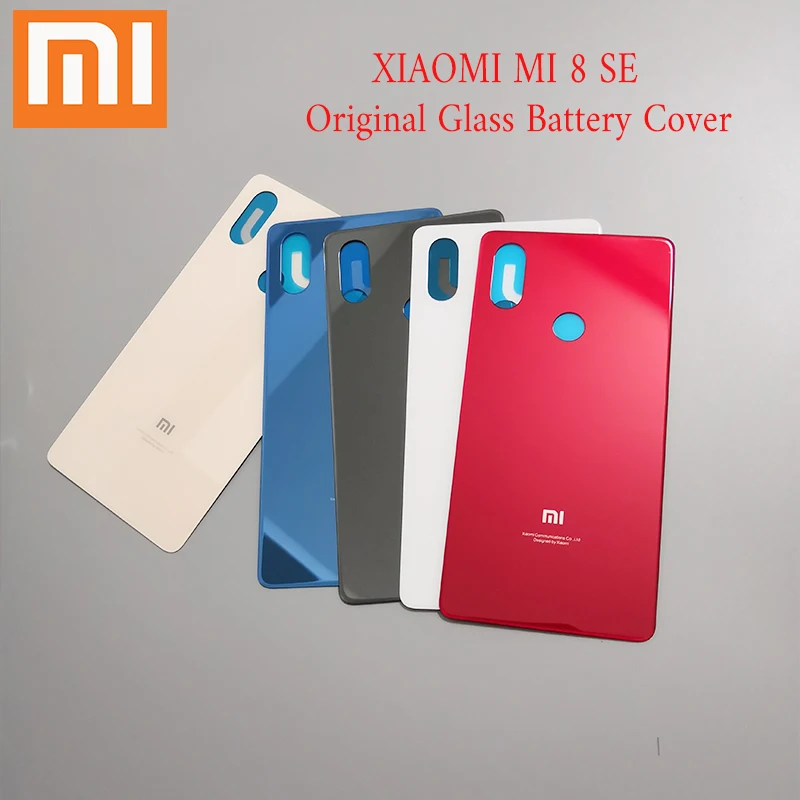 100% оригинал Xiaomi mi 8 SE задняя крышка аккумулятора чехол 3D стекло дверь корпус