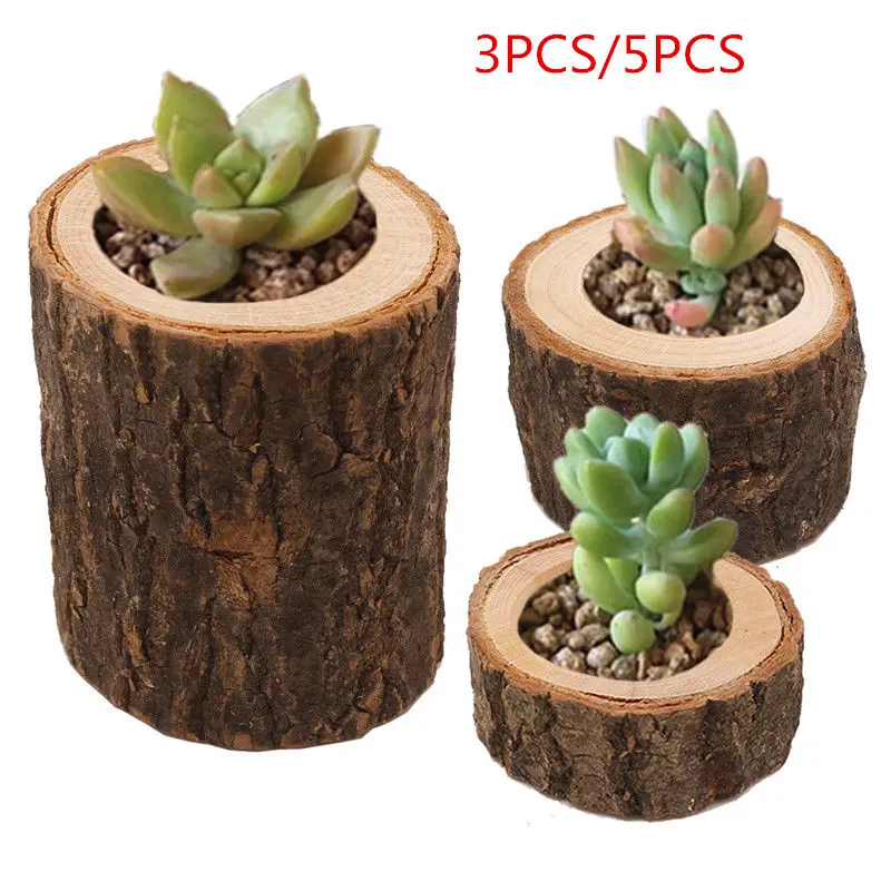 Wooden Craft Home Decoration Things Christmas Candlestick Holder Table Decoration Flower Pot Wedding Birthday Party Decor Gift