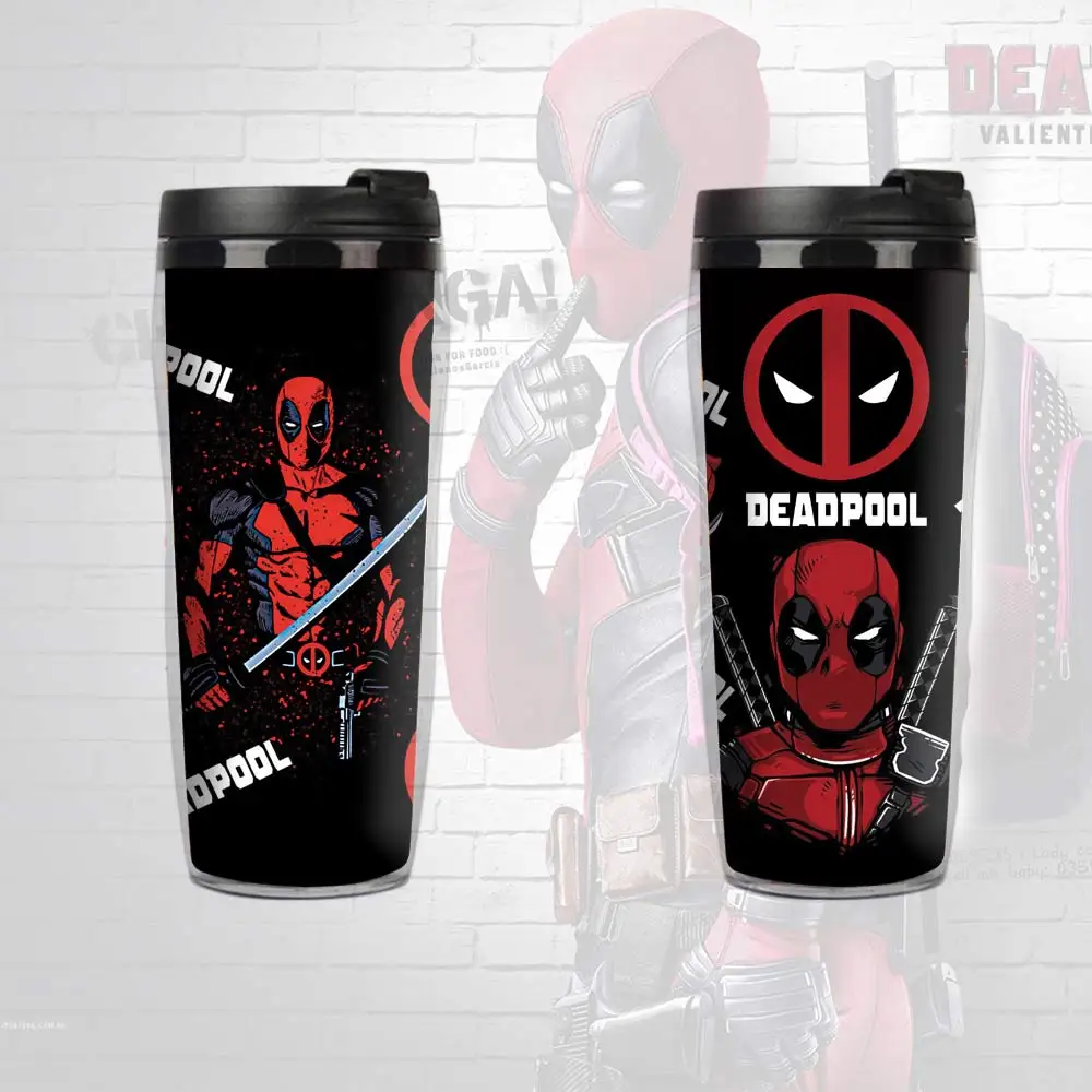 Марвел Мститель Дэдпул 400 мл двойная кофейная Изолированная Вакуумная чашка