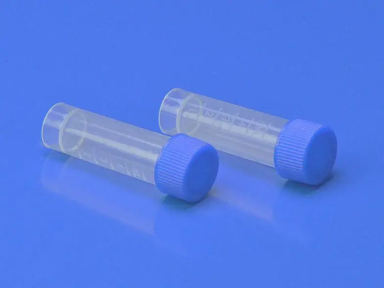 1000pcs/lot Experiment Supplies Polypropylene 5ml Freezing Tube with silica gel gasket | Refillable Bottles
