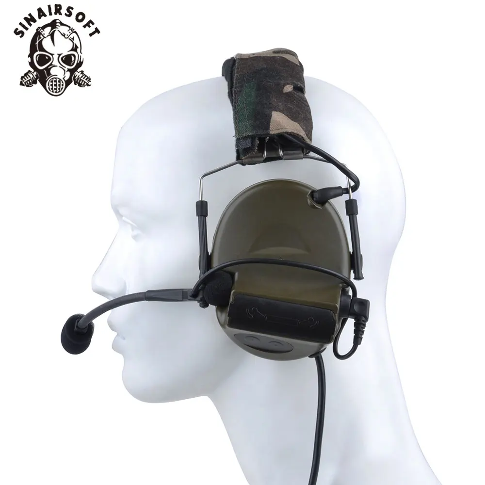 Z tactical Sordin Tactical Airsoft Comtac 041 ZComtac II Гарнитура Стиль шлем шумоподавляющие