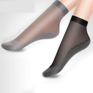 Носки женские бархатные, шелковые, Нескользящие, Осенние, 20 парЛот