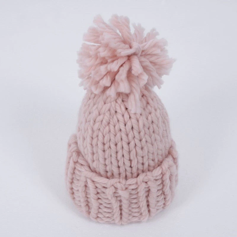 Женская трикотажная шапка с помпоном 7 цветов|warm hat|hats for womenhats |