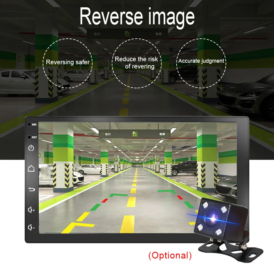 TOPSOURCE Car Radio Player 2 Din 7 Inch Android 7.1 WIth GPS Wifi RDS AV OUT Multimedia For Universal dvd | Автомобили и