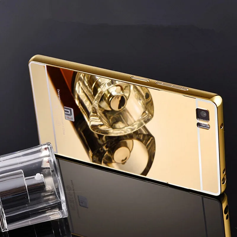 Xinchentech чехол для Xiaomi Mi3 роскошный зеркальный металлический + акриловый жесткий