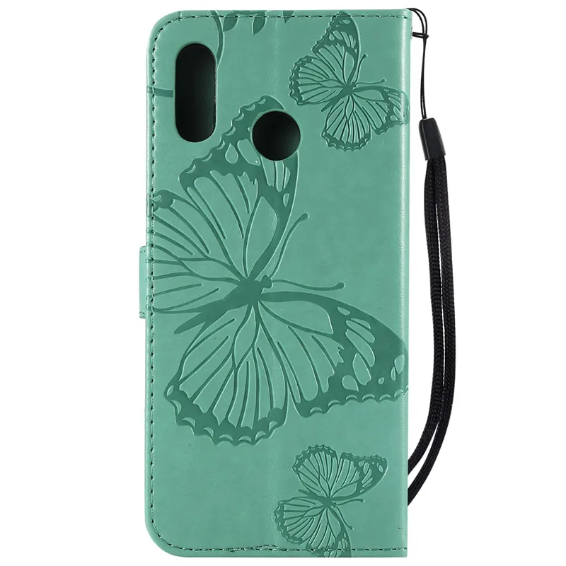 Кожаный чехол FLYKYLIN на СПС Fundas huawei Nova 3i 3 Coque 3D бабочка с клапаном чехлы для
