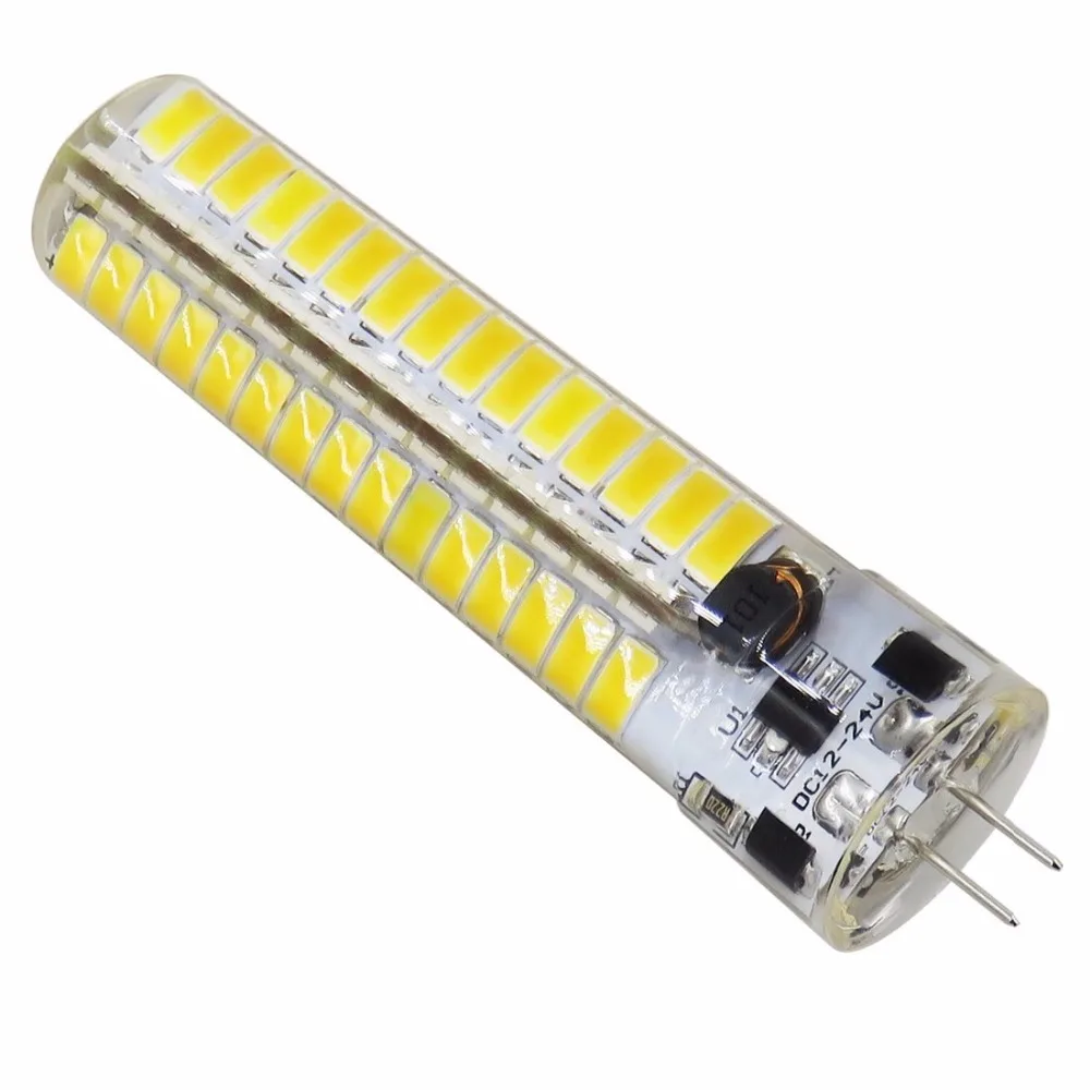 Упаковка 10 G4 светодиодный лампочка 12 V 24 DC/12 AC 4W 460 Lumen 120PCS 5730 SMD силиконовые