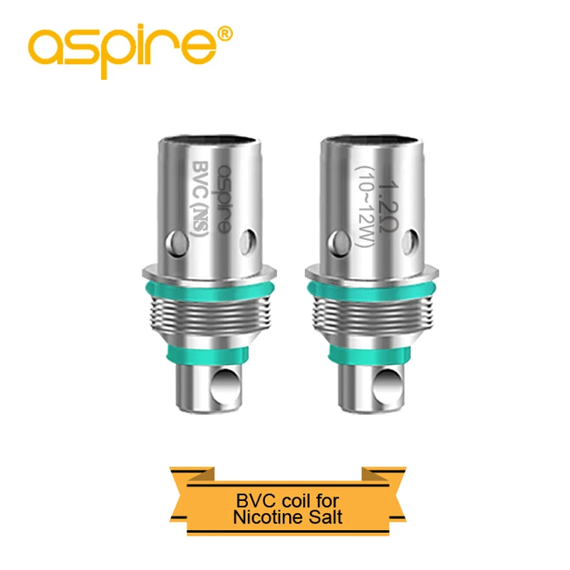 5pcs/pack Aspire Regular BVC Coil 1.6ohm 1.8ohm 1.2ohm Replacement Vape Core Atomizer Head for CE5 Clearomizer and Spryte Kit |